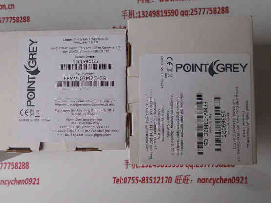 POINT GREY  FFMV-03M2C-CS  灰点工业相机