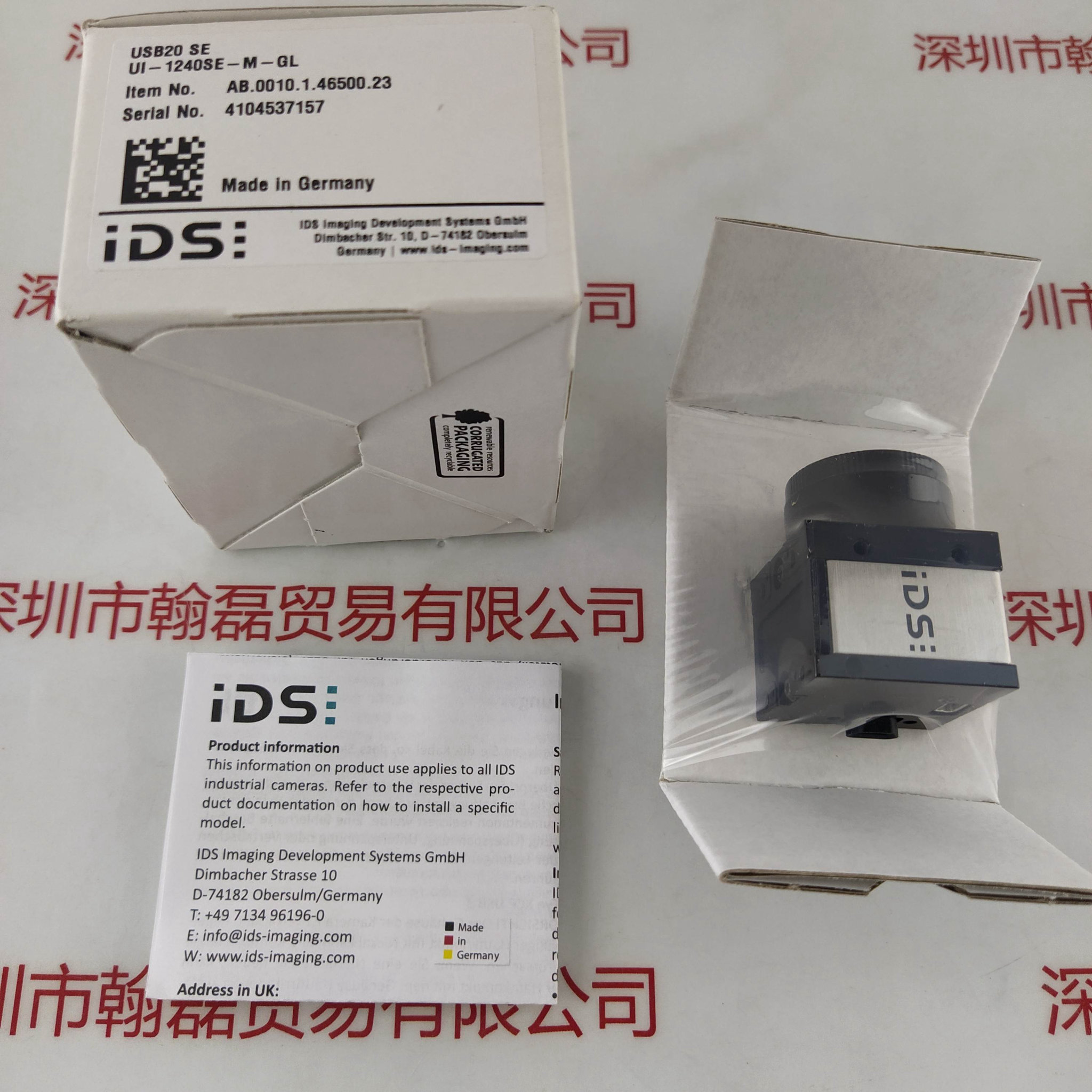  IDS爱迪思 UI-1240SE-M-GL 工业相机